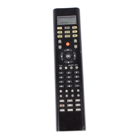 Universal Remote Control TeLeCOMMANDE UNIVERSELLE RC 8 Bedienungsanleitung