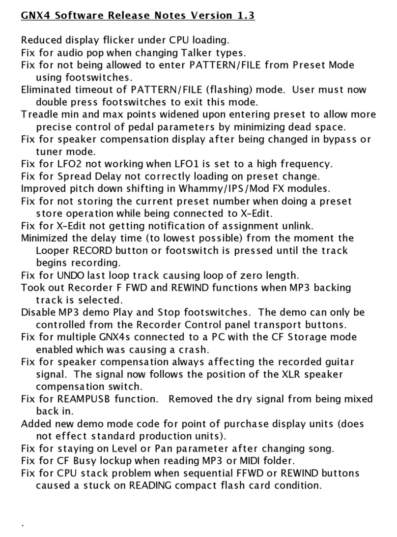 digi-tech GNX4 Bedienungsanleitung digi-tech GNX4 Bedienungsanleitung
