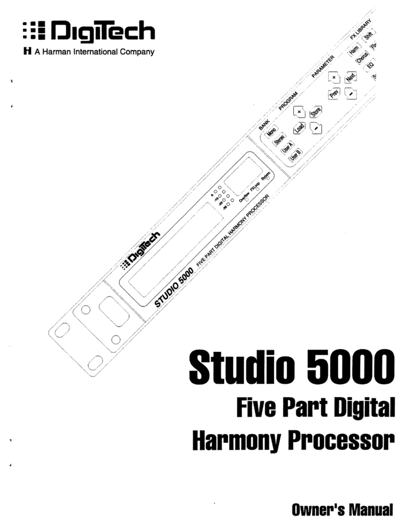 digi-tech STUDIO5000 Bedienungsanleitung