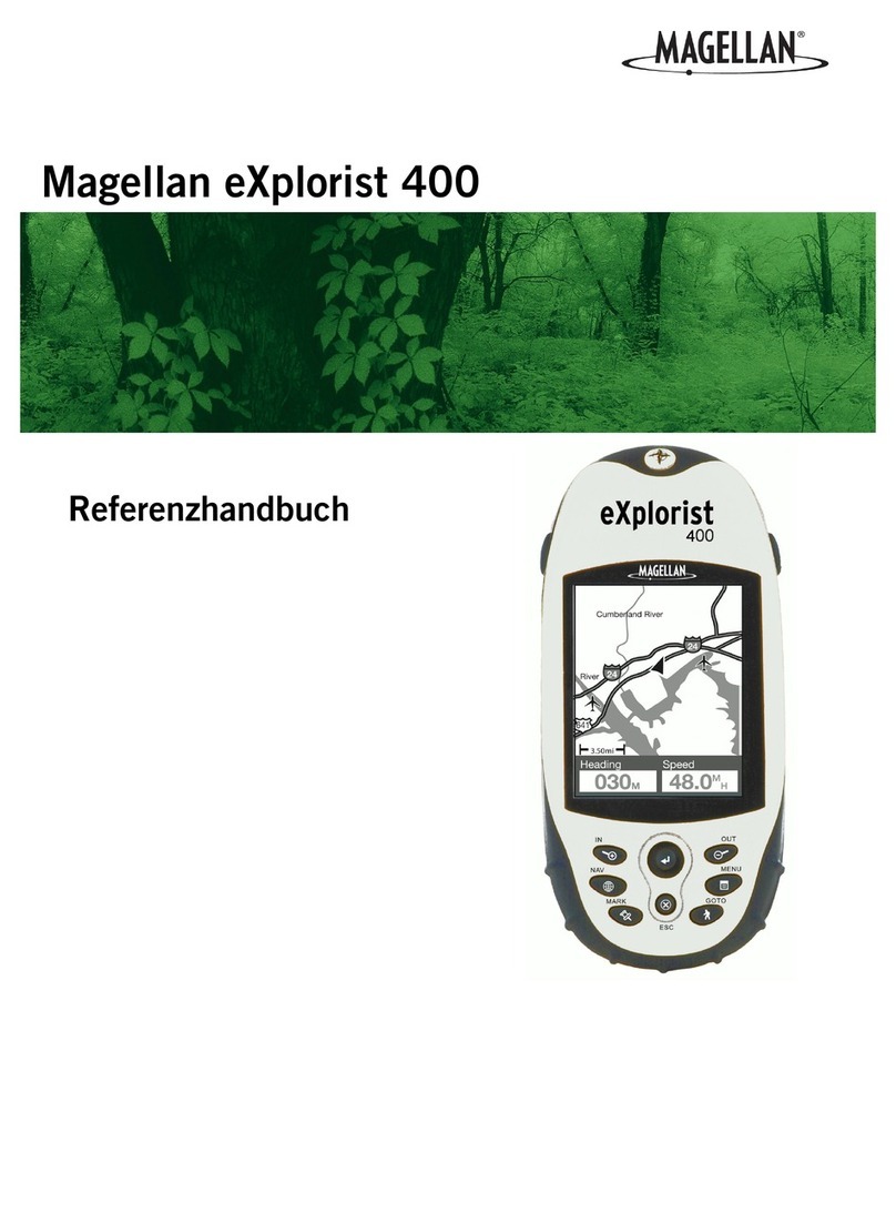 Magellan eXplorist 400 - Wilderness Bundle Bedienungsanleitung Magellan eXplorist 400 - Wilderness Bundle Bedienungsanleitung