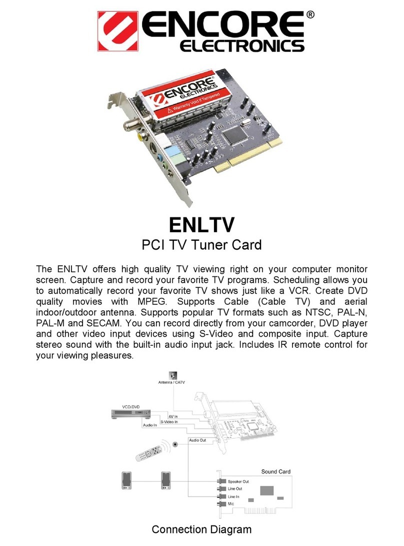 Encore ENLTV Bedienungsanleitung