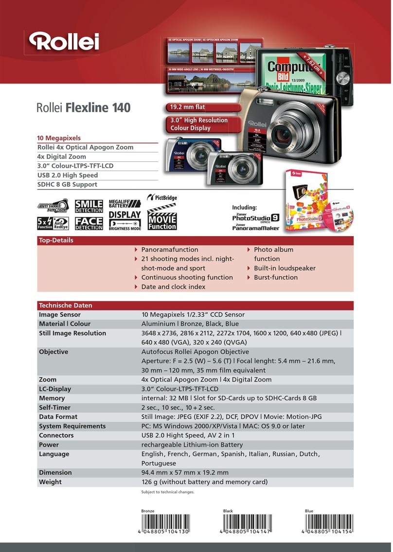 Rollei Flexline 140 Bedienungsanleitung