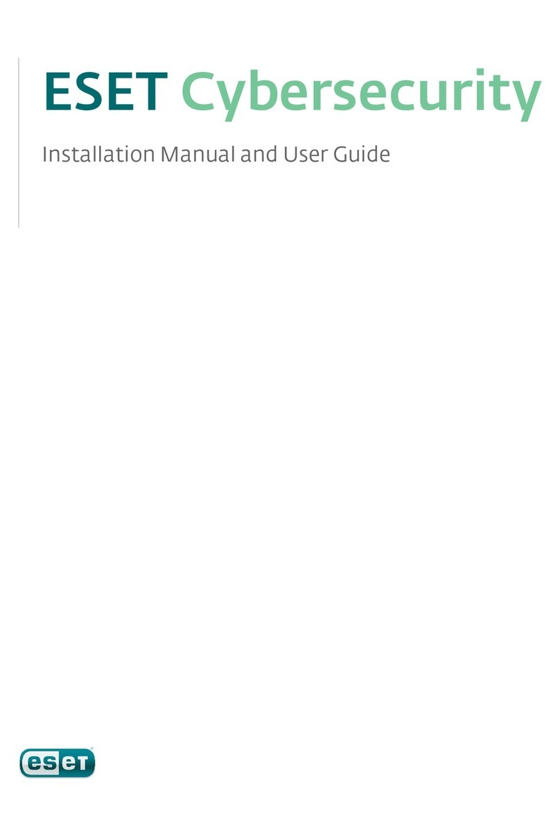 ESET CYBERSECURITY - ANNEXE 794 Bedienungsanleitung ESET CYBERSECURITY - ANNEXE 794 Bedienungsanleitung