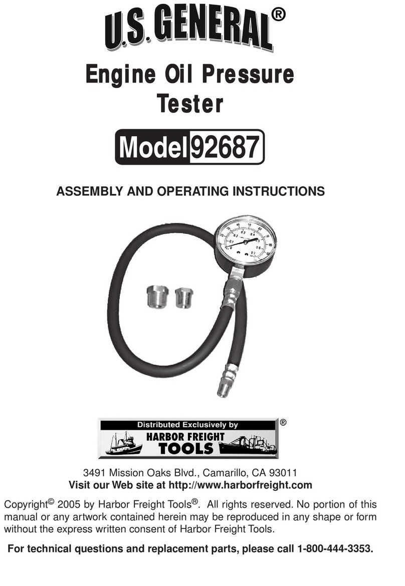 U.S. General 92687 Bedienungsanleitung