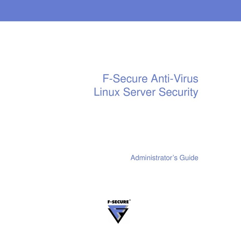F-SECURE ANTI-VIRUS LINUX CLIENT SECURITY - Service-Handbuch F-SECURE ANTI-VIRUS LINUX CLIENT SECURITY - Service-Handbuch