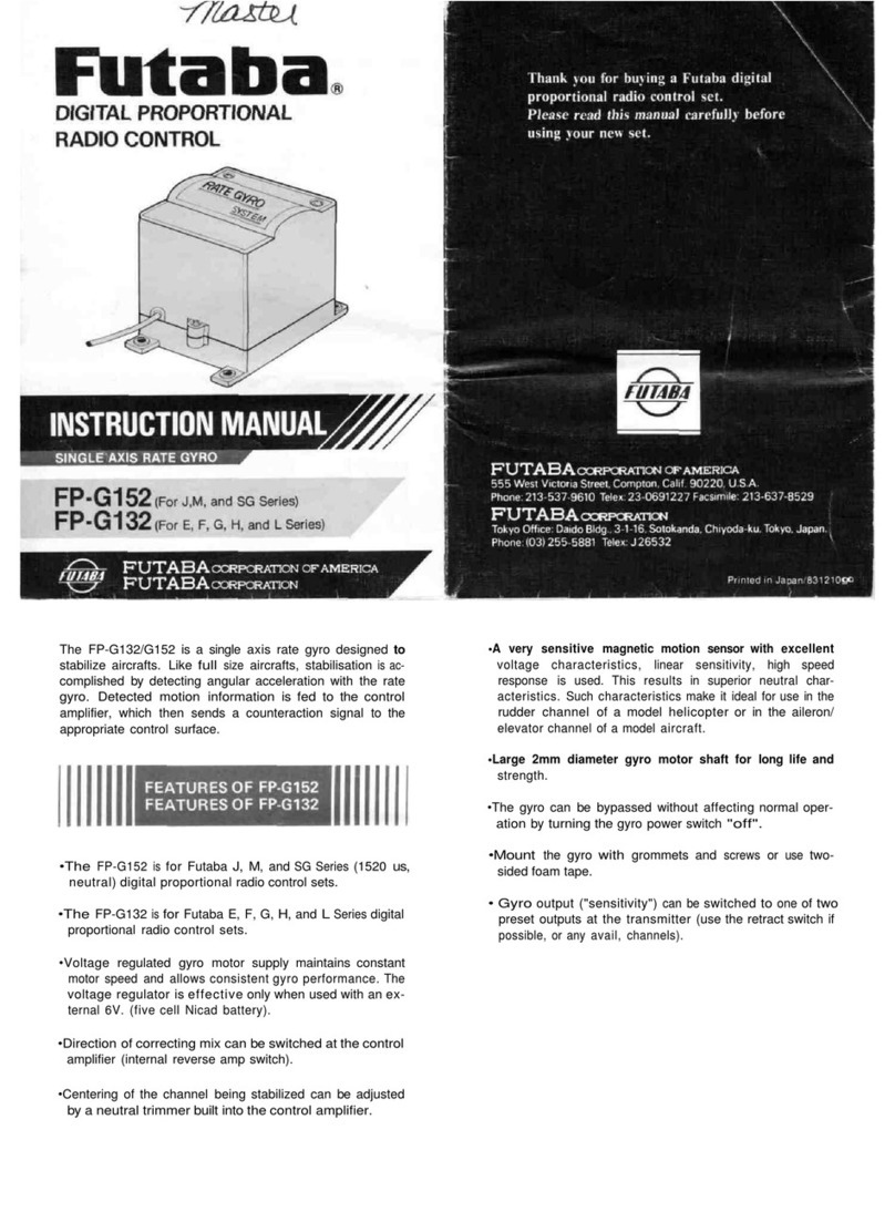 FUTABA FP-G132 Bedienungsanleitung