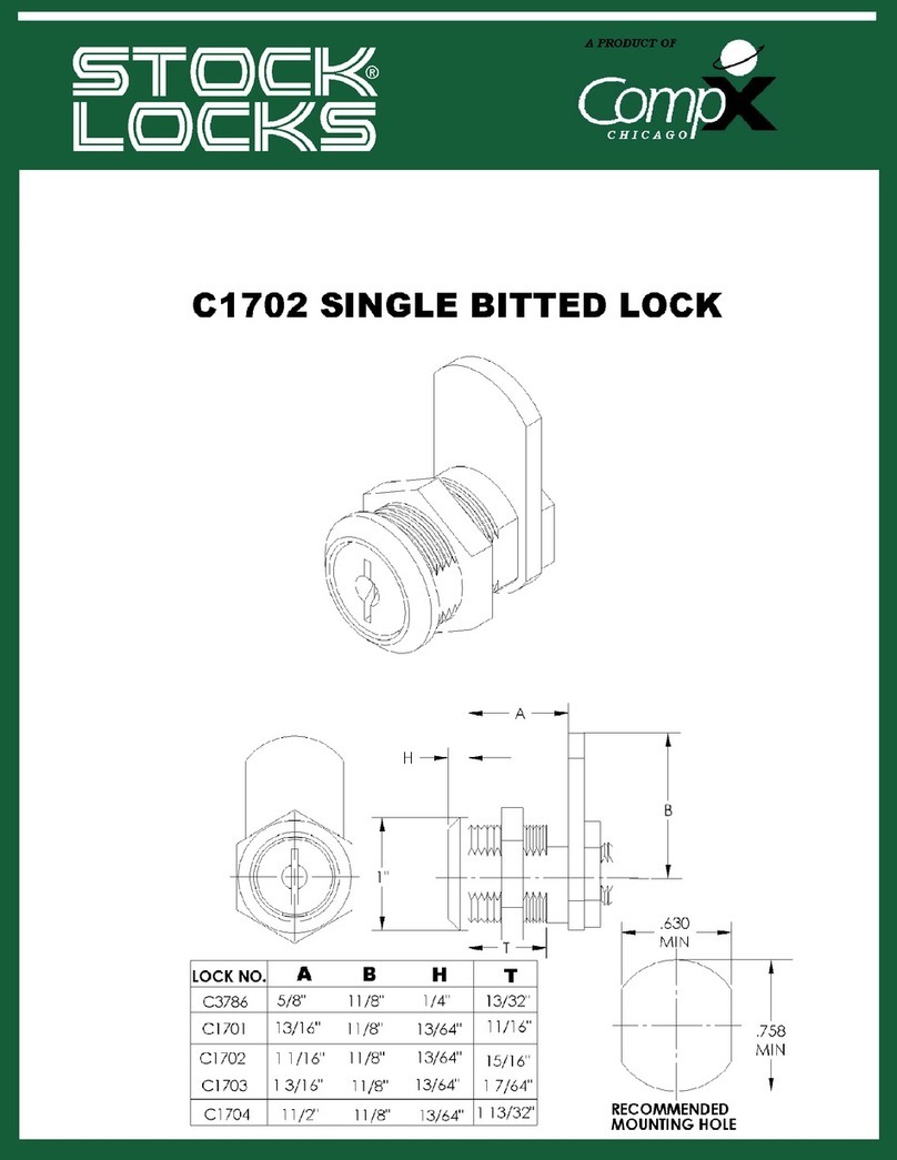 COMPX Stock Locks C1702 Leitfaden