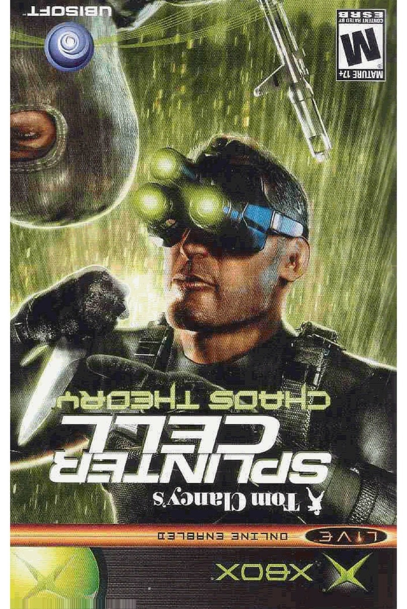 Ubi Soft SPLINTER CELL-CHAOS THEORY Bedienungsanleitung