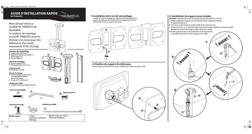 Rocket Fish RF-TVMUC01 Installations- und Betriebshandbuch