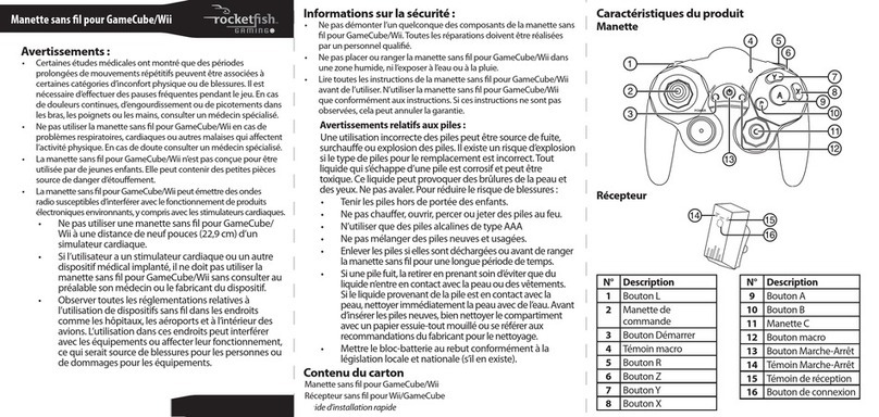Rocket Fish RF-GGC001 Installations- und Betriebshandbuch