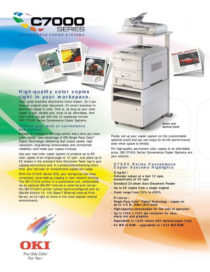 Oki C7000 Bedienungsanleitung