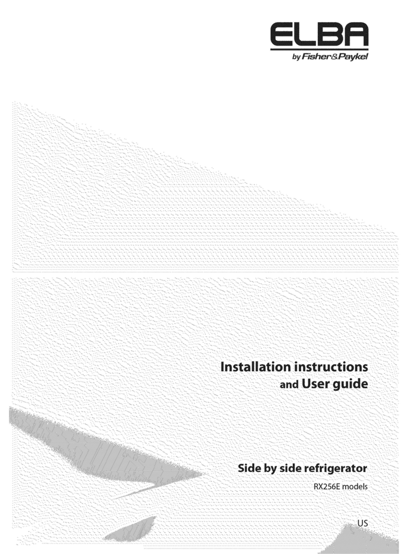 Elba ELBA RX256E Montageanleitung