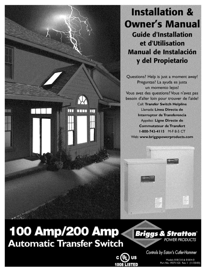 Briggs & Stratton 1813 Bedienungsanleitung