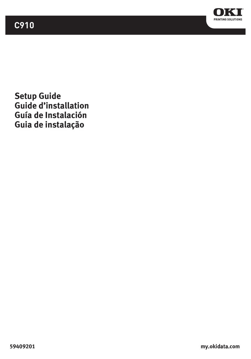 Oki C910 Bedienungsanleitung
