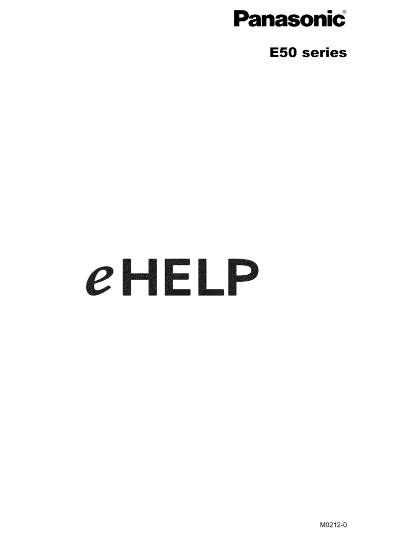 Panasonic E50 series Montageanleitung