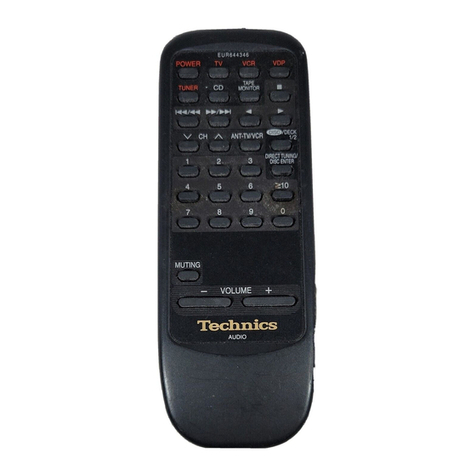 Technics EUR644346 Betriebsanleitung