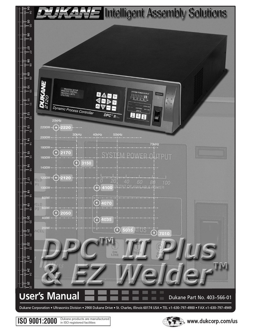 Dukane DPC II Plus Bedienungsanleitung