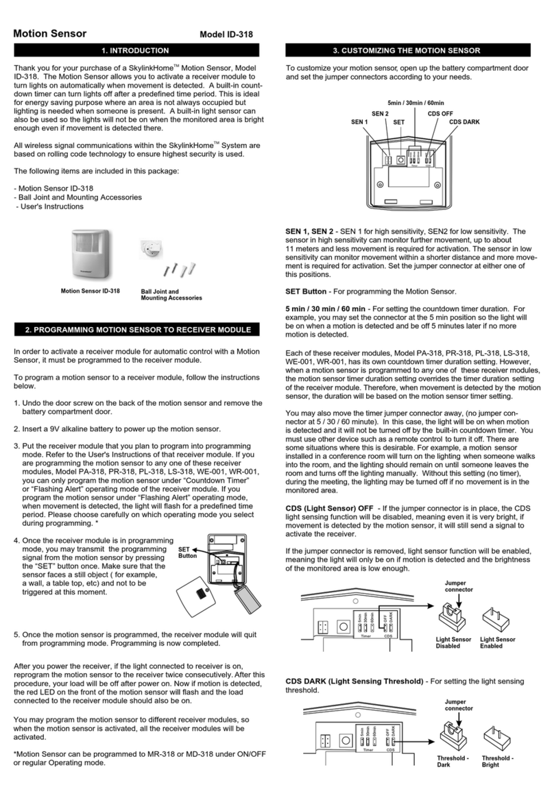 SkyLink ID-318 Guide Bedienungsanleitung