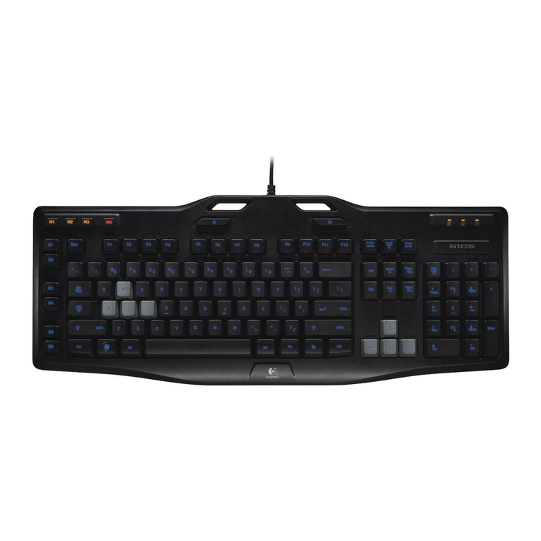 Logitech G105 Bedienungsanleitung