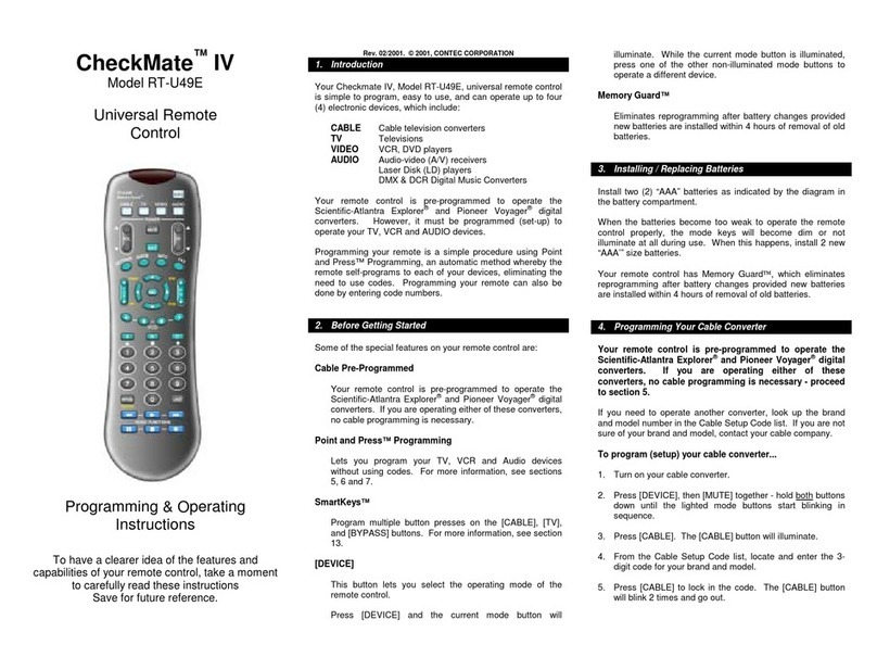 Contec CheckMate RT-U49E Bedienungsanleitung