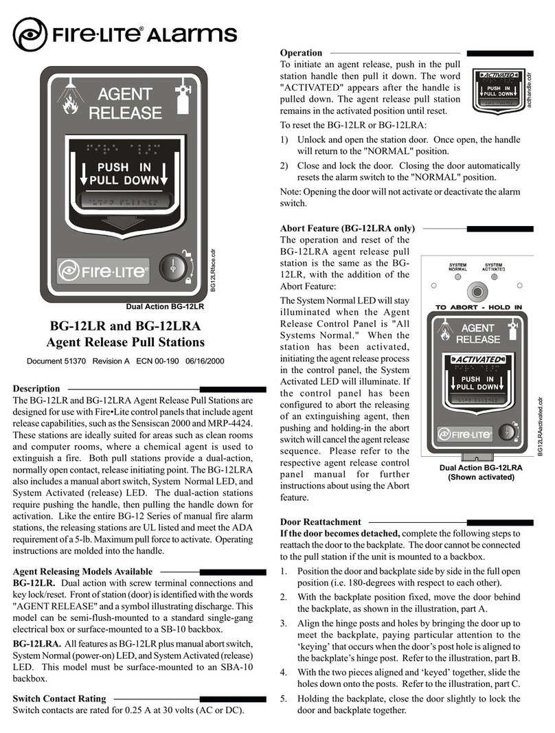 Fire-Lite BG-12LR Bedienungsanleitung