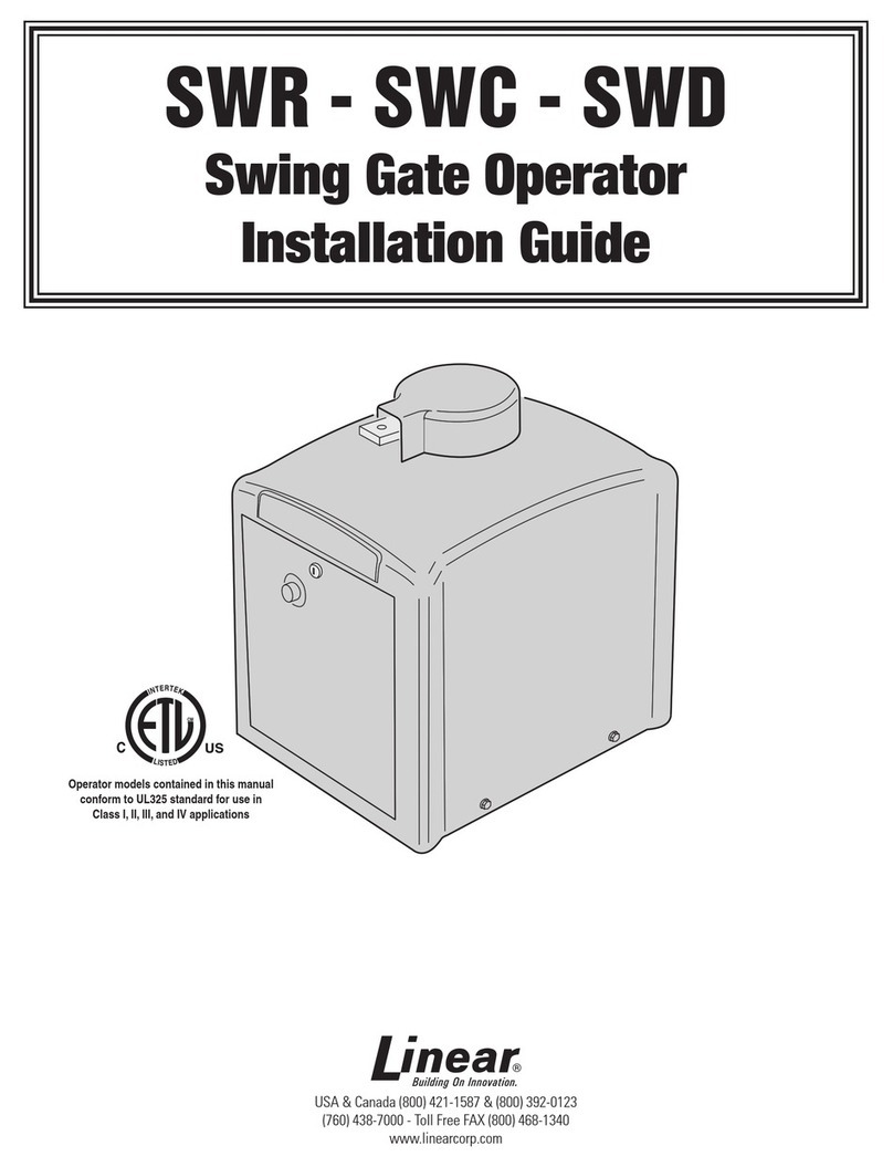 Linear SWC Bedienungsanleitung