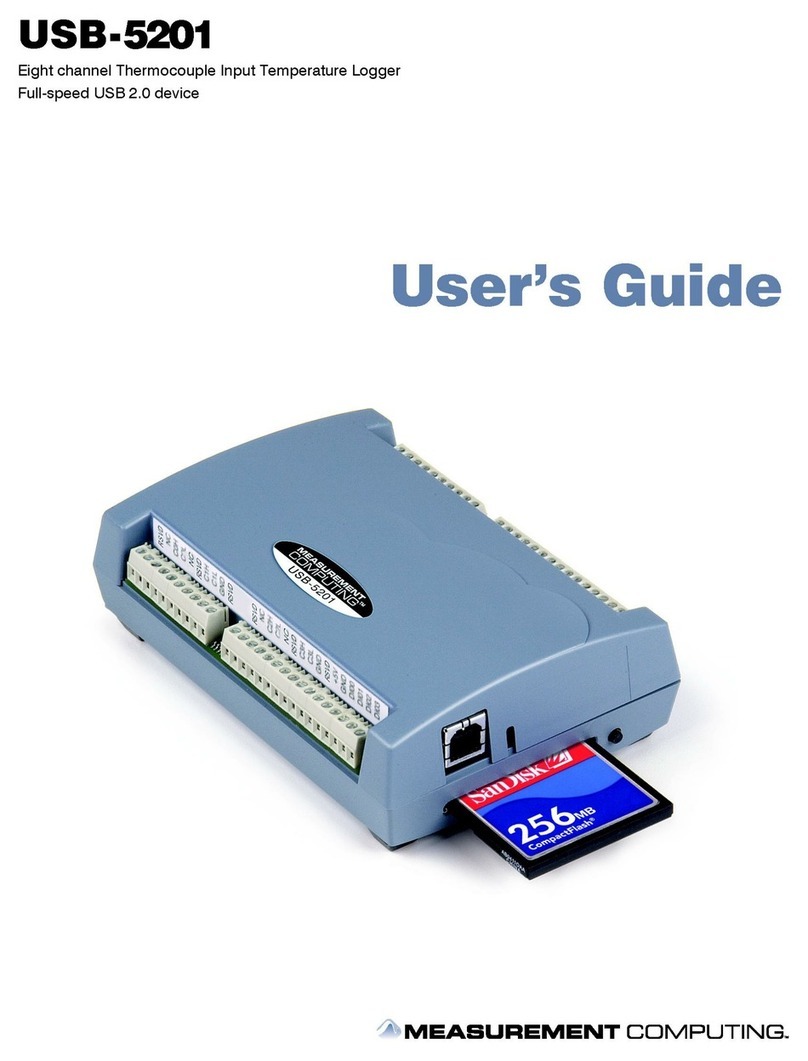 Measurement Computing USB-5201 Bedienungsanleitung