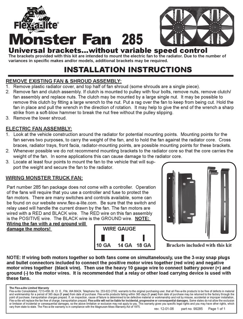 Flex-a-Lite 285 Bedienungsanleitung