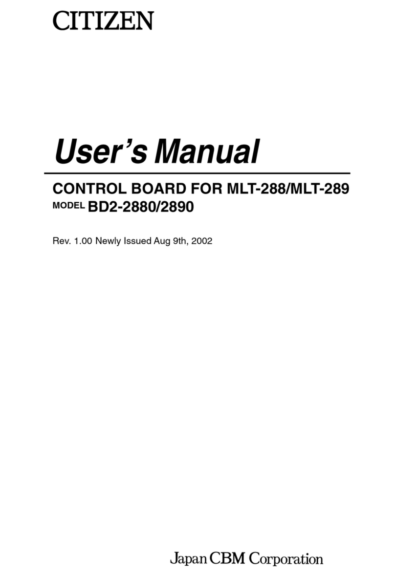 Citizen BD2-2880 Bedienungsanleitung