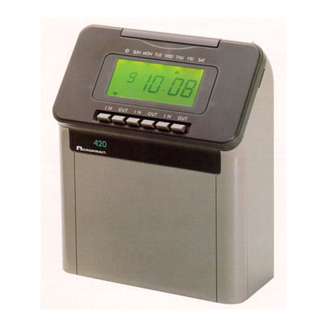 Acroprint 420 Bedienungsanleitung