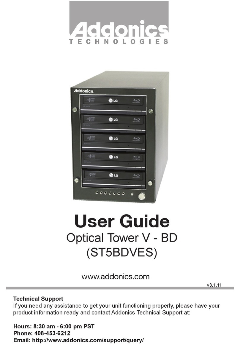 Addonics Technologies ST5BDVES Bedienungsanleitung Addonics Technologies ST5BDVES Bedienungsanleitung