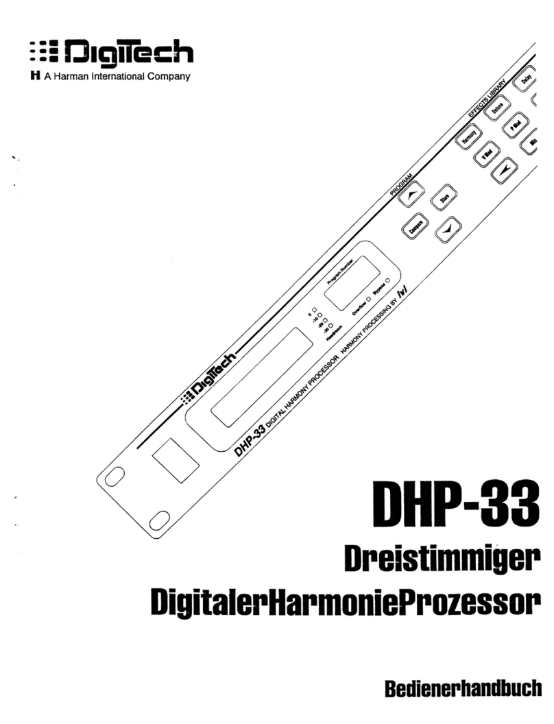 digi-tech DHP-33 Bedienungsanleitung digi-tech DHP-33 Bedienungsanleitung