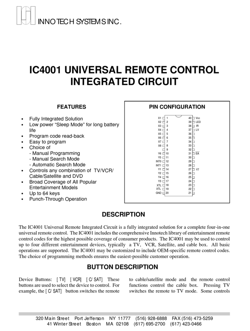 Innotech IC4001 Bedienungsanleitung