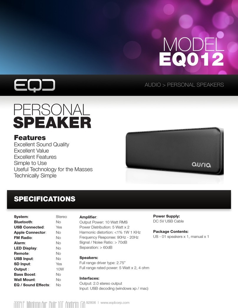 EQD EQ012 Bedienungsanleitung