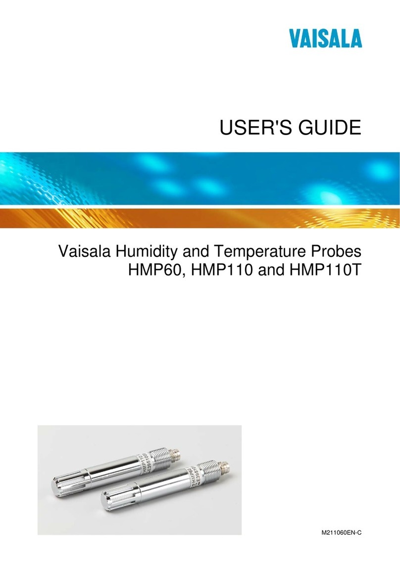 Vaisala HMP60 series Bedienungsanleitung Vaisala HMP60 series Bedienungsanleitung
