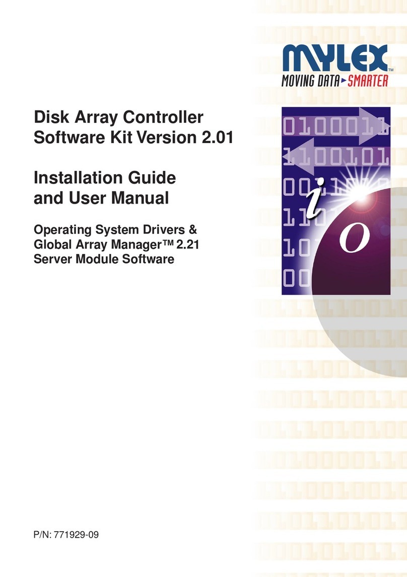 Mylex Mylex Disk Array controller Montageanleitung