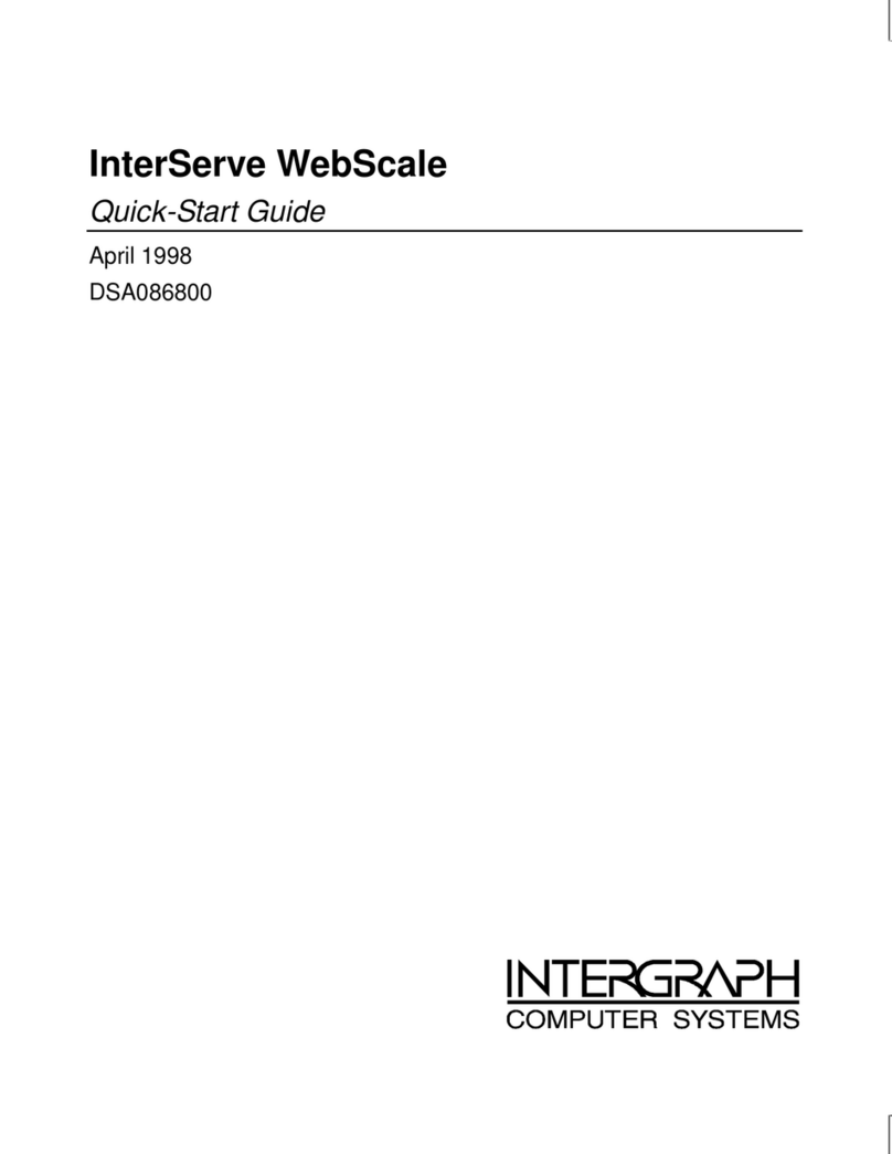 Intergraph InterServe WebScale Bedienungsanleitung