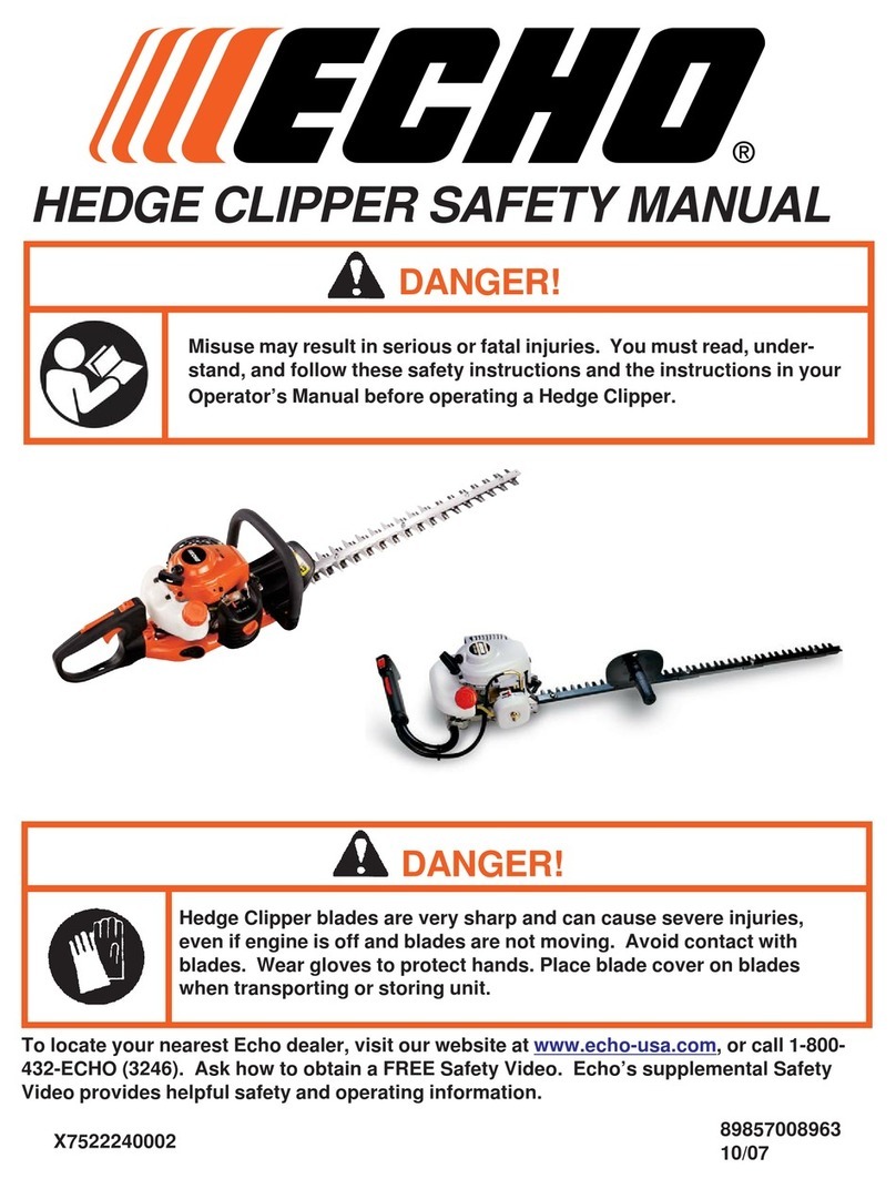 Echo HEDGE CLIPPER Benutzerhandbuch