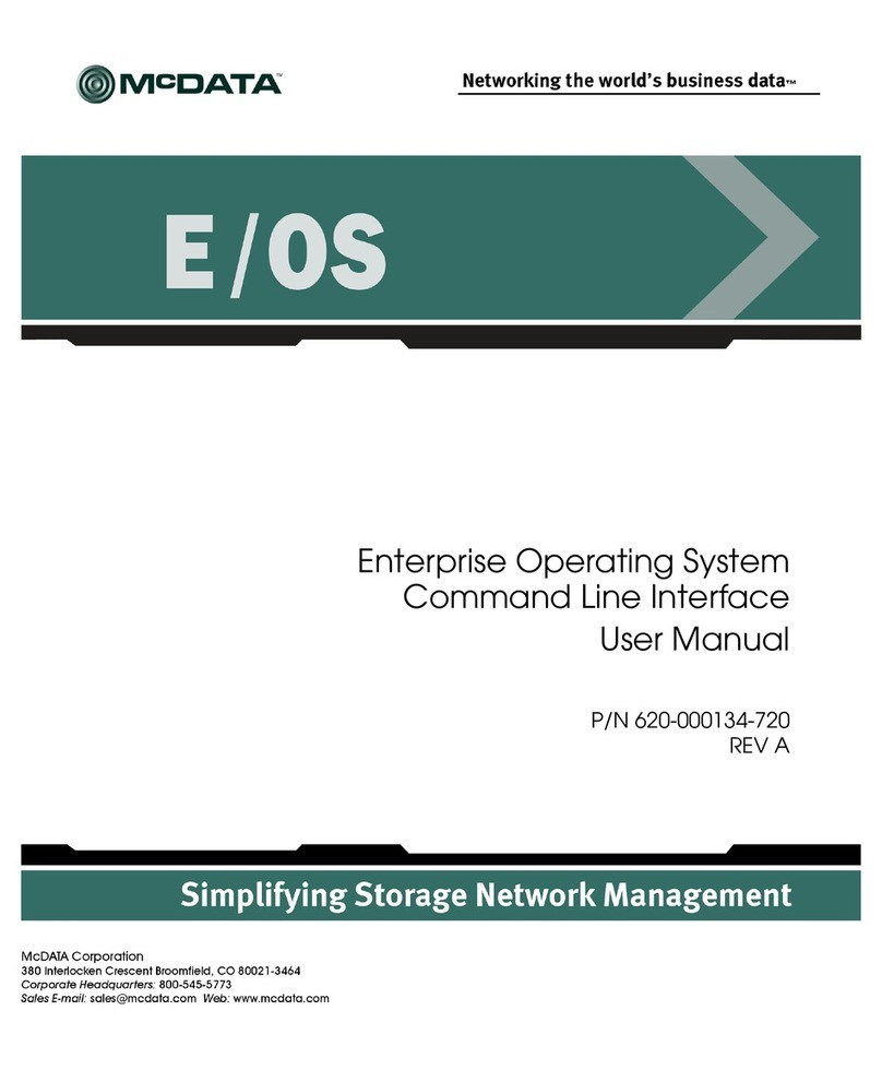 McDATA Enterprise Operating System Bedienungsanleitung