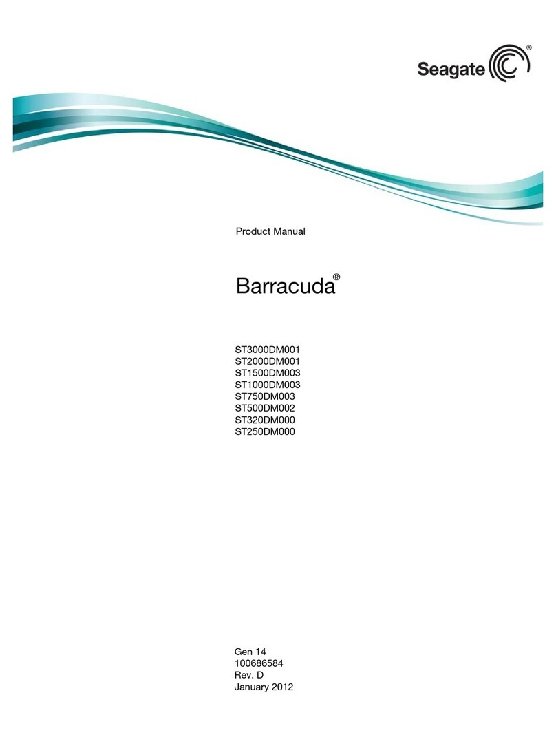 Seagate Barracuda Series Bedienungsanleitung