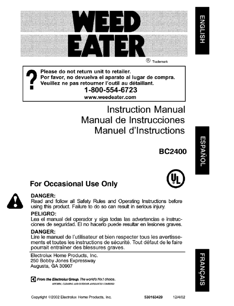 Weed Eater BC2400 Bedienungsanleitung