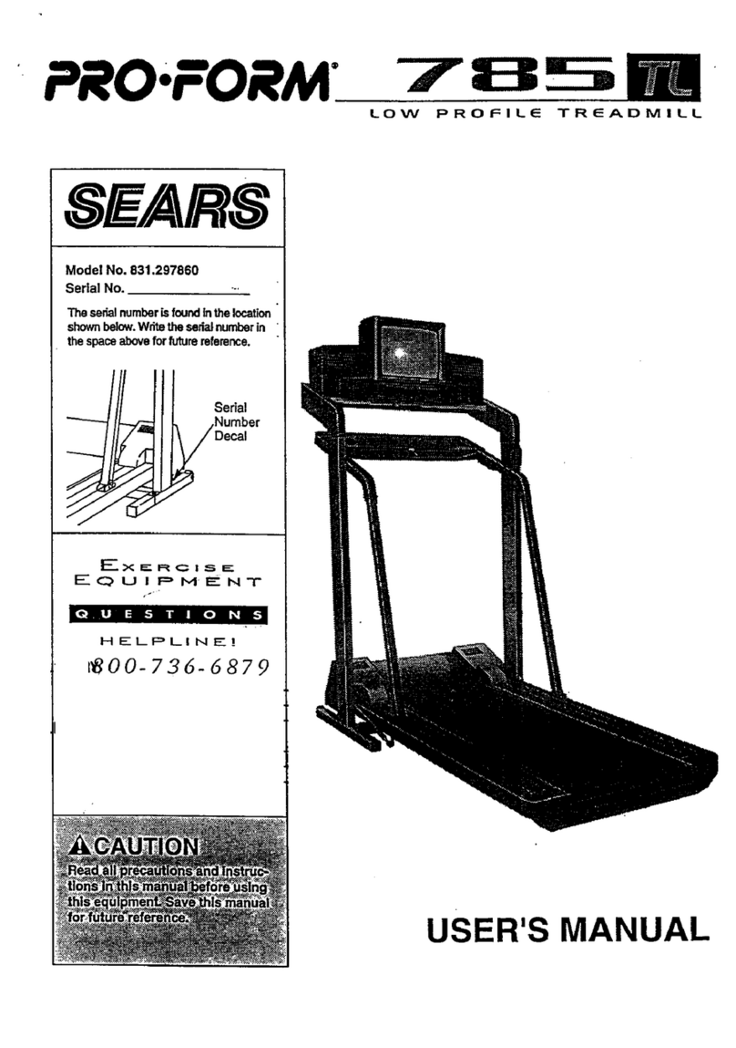 Pro-Form 785 TL Bedienungsanleitung