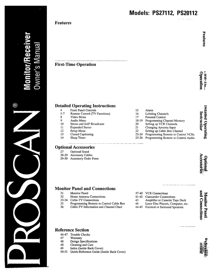 ProScan PS20112 Bedienungsanleitung