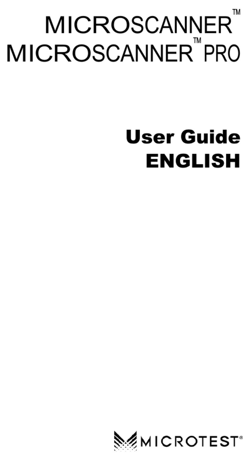Microtest MICROSCANNER Bedienungsanleitung