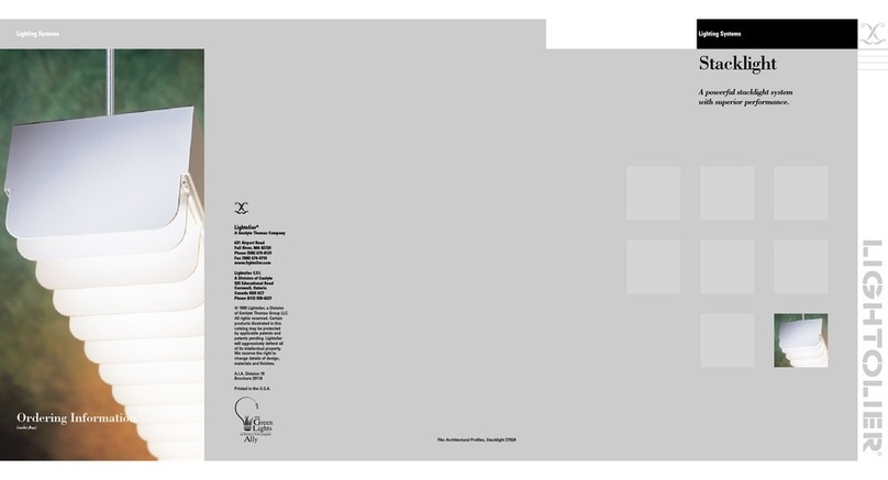Lightolier Stacklight Bedienungsanleitung