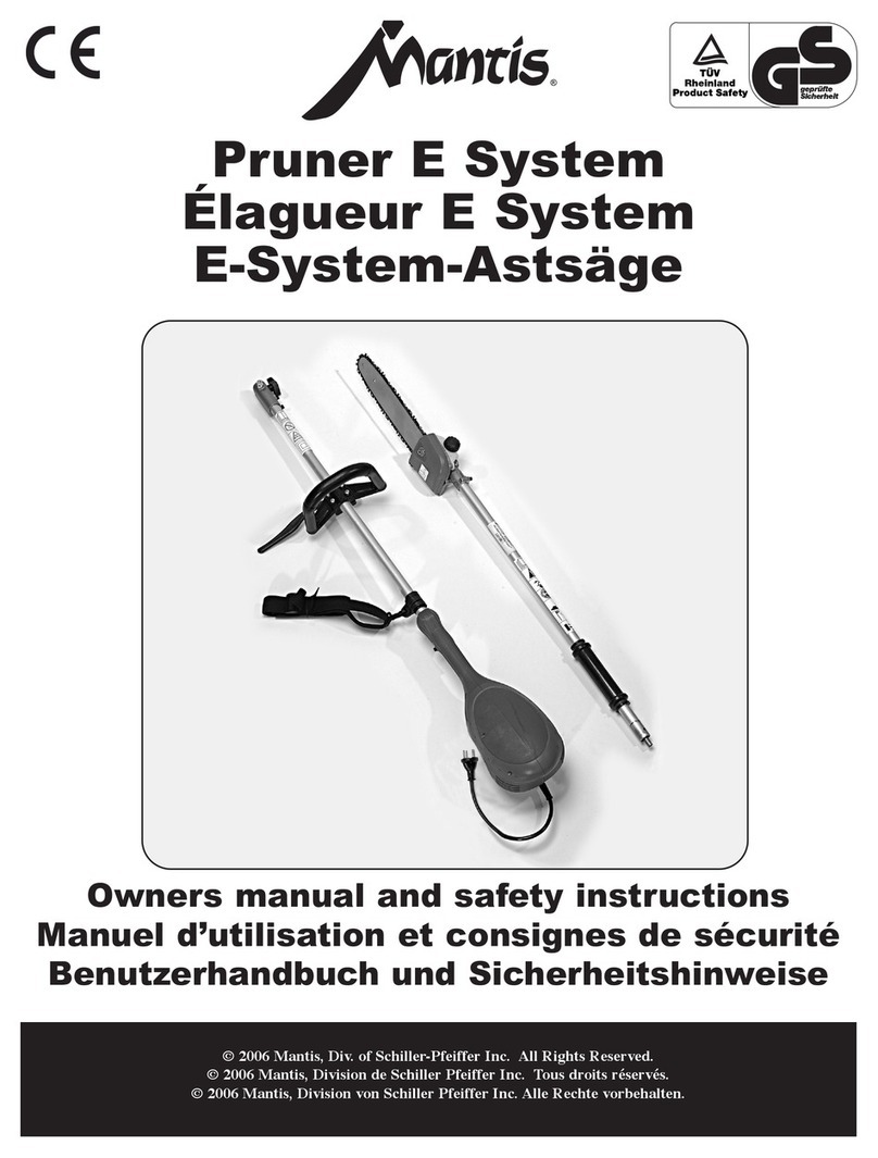 Mantis Pruner E System Original Bedienungsanleitung