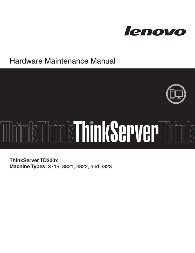 Lenovo THINKSERVER 3822 Betriebsanleitung