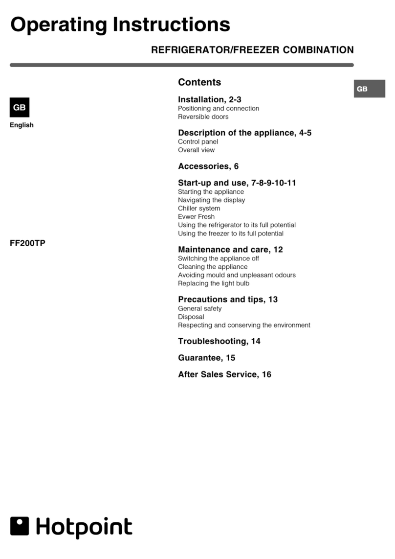 Hotpoint FF200TP Bedienungsanleitung