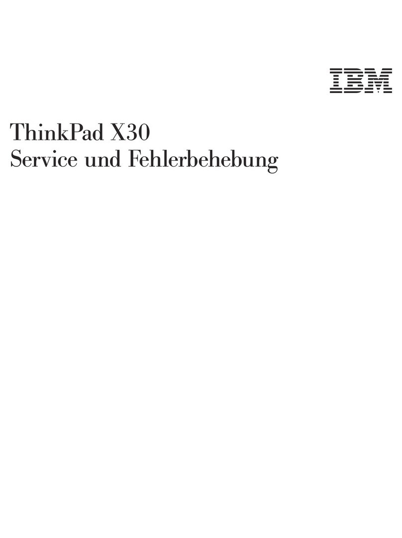IBM ThinkPad X30, ThinkPad X31 (MT 2672 Betriebsanleitung