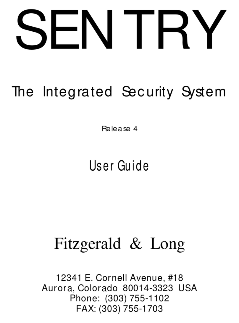 Fitzgerald & Long Sentry Bedienungsanleitung